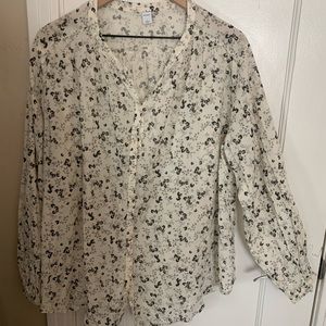 OLD NAVY Floral Button Down